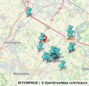 Mappa Via S.Lucia, 41051 Castelnuovo Rangone MO, Italia (3.6175)