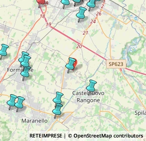 Mappa Via S.Lucia, 41051 Castelnuovo Rangone MO, Italia (6.2135)