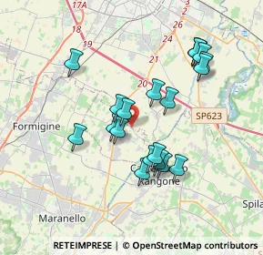 Mappa Via S.Lucia, 41051 Castelnuovo Rangone MO, Italia (3.39)