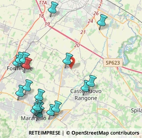 Mappa Via S.Lucia, 41051 Castelnuovo Rangone MO, Italia (5.43944)