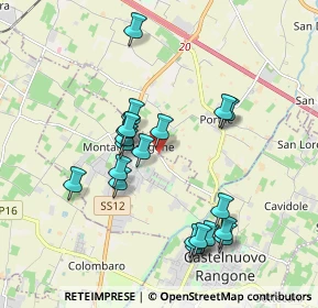 Mappa Via S.Lucia, 41051 Castelnuovo Rangone MO, Italia (1.8035)
