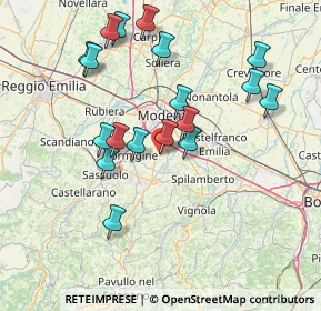 Mappa Via S.Lucia, 41051 Castelnuovo Rangone MO, Italia (15.06)