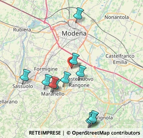 Mappa Via S.Lucia, 41051 Castelnuovo Rangone MO, Italia (8.26455)