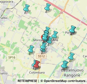 Mappa Via San Quasimodo, 41051 Castelnuovo Rangone MO, Italia (1.7155)