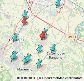 Mappa Via San Quasimodo, 41051 Castelnuovo Rangone MO, Italia (4.43385)