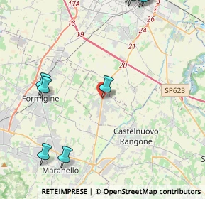 Mappa Via San Quasimodo, 41051 Castelnuovo Rangone MO, Italia (7.35368)