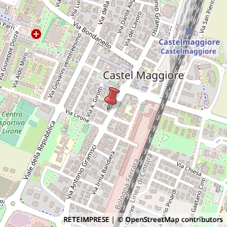 Mappa Via Gramsci, 121, 40013 Castel Maggiore, Bologna (Emilia Romagna)