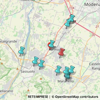Mappa Via A.Corradini, 41043 Formigine MO, Italia (4.54538)