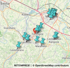 Mappa Via A.Corradini, 41043 Formigine MO, Italia (7.7875)