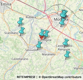 Mappa Via A.Corradini, 41043 Formigine MO, Italia (7.94455)