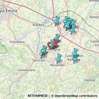 Mappa Via A.Corradini, 41043 Formigine MO, Italia (6.018)
