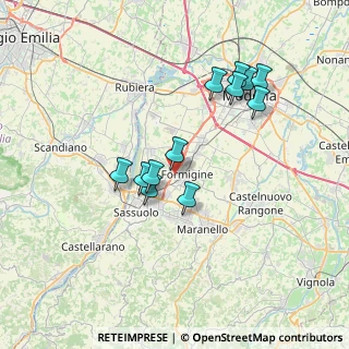 Mappa Via A.Corradini, 41043 Formigine MO, Italia (6.6425)