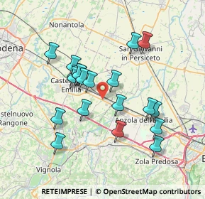 Mappa Via A. Boldrini, 41013 Castelfranco Emilia MO, Italia (6.674)