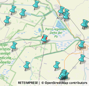 Mappa Strada Bastia Ponente, 44011 Argenta FE, Italia (6.3035)