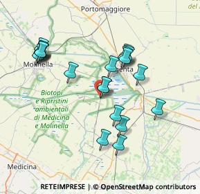 Mappa Strada Bastia Ponente, 44011 Argenta FE, Italia (7.2675)