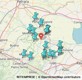 Mappa Strada Bastia Ponente, 44011 Argenta FE, Italia (12.46944)