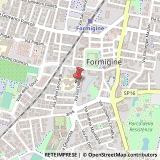 Mappa Via Pio Donati, 8, 41043 Formigine, Modena (Emilia Romagna)