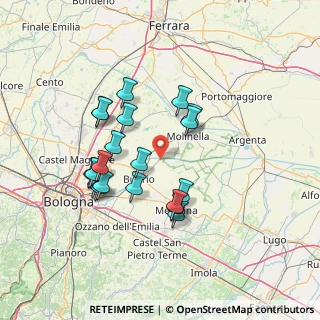Mappa Via Rondanina, 40054 Budrio BO, Italia (13.0905)