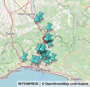 Mappa Via Maria Bonningher, 16012 Busalla GE, Italia (10.4815)