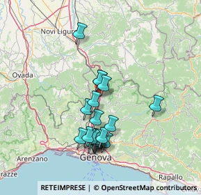 Mappa Via Maria Bonningher, 16012 Busalla GE, Italia (13.4495)