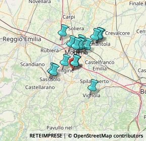Mappa Via Mantegna, 41051 Castelnuovo Rangone MO, Italia (9.15125)