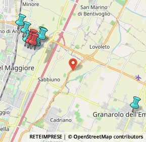 Mappa SS Porrettana, 40013 Castel Maggiore BO, Italia (2.85636)