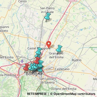 Mappa SS Porrettana, 40013 Castel Maggiore BO, Italia (8.87)