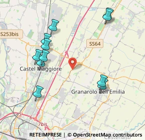 Mappa SS Porrettana, 40013 Castel Maggiore BO, Italia (4.38909)