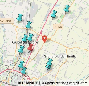 Mappa SS Porrettana, 40013 Castel Maggiore BO, Italia (4.845)