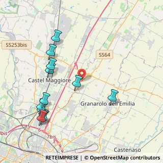 Mappa SS Porrettana, 40013 Castel Maggiore BO, Italia (4.65091)