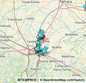 Mappa SS Porrettana, 40013 Castel Maggiore BO, Italia (12.69182)