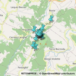Mappa Via Fontana, 12050 Cravanzana CN, Italia (0.5)