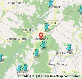 Mappa Via Fontana, 12050 Cravanzana CN, Italia (3.27273)