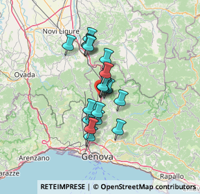 Mappa Via Malerba, 16012 Busalla GE, Italia (9.4025)