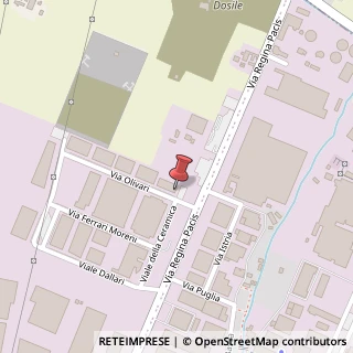 Mappa Via M. Olivari, 2, 41049 Sassuolo, Modena (Emilia Romagna)