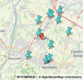 Mappa Via Giovanni Cimabue, 41043 Formigine MO, Italia (4.02333)