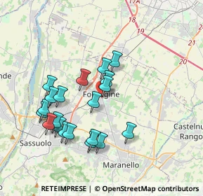 Mappa Via Giovanni Cimabue, 41043 Formigine MO, Italia (3.5375)