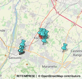 Mappa Via Antonio Allegri, 41043 Formigine MO, Italia (3.07917)