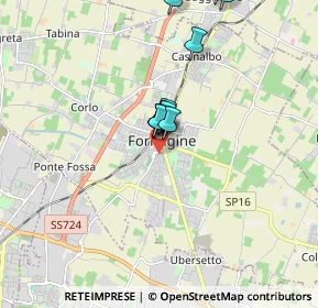 Mappa Via Antonio Allegri, 41043 Formigine MO, Italia (1.73167)