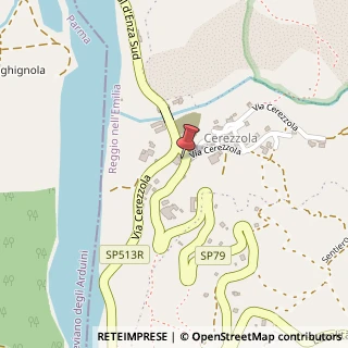 Mappa Via Cerezzola, 109, 42046 Canossa, Reggio nell'Emilia (Emilia Romagna)
