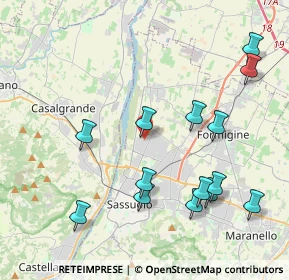 Mappa Via M.olivari, 41049 Sassuolo MO, Italia (4.55071)