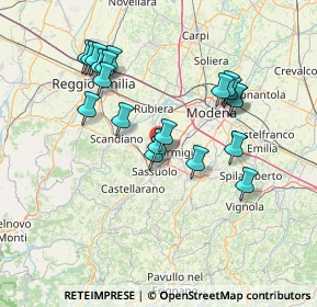 Mappa Via M.olivari, 41049 Sassuolo MO, Italia (14.2345)