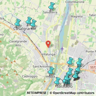 Mappa 42010 Casalgrande RE, Italia (3.36222)