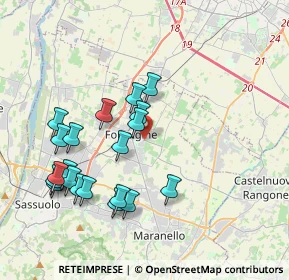 Mappa Via Don Lorenzo Milani, 41043 Formigine MO, Italia (3.9785)