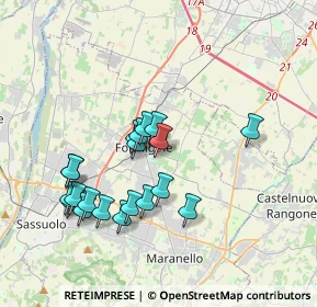 Mappa Via Don Lorenzo Milani, 41043 Formigine MO, Italia (3.5205)