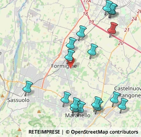 Mappa Via Don Lorenzo Milani, 41043 Formigine MO, Italia (5.05235)