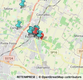Mappa Via Don Lorenzo Milani, 41043 Formigine MO, Italia (1.22167)