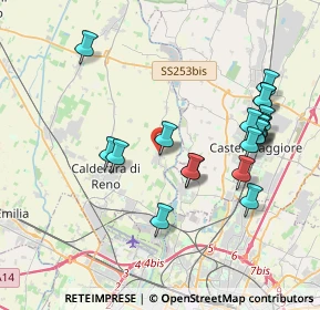 Mappa Via Arbizzani, 40012 Calderara di Reno BO, Italia (4.0625)