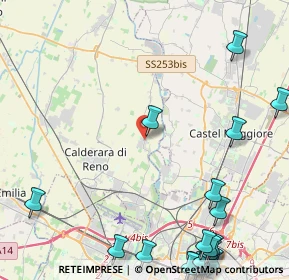Mappa Via Arbizzani, 40012 Calderara di Reno BO, Italia (6.951)