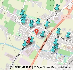 Mappa Via Wolfgang Amadeus Mozart, 41043 Formigine MO, Italia (0.467)